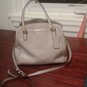 Coach leather bucket bag
